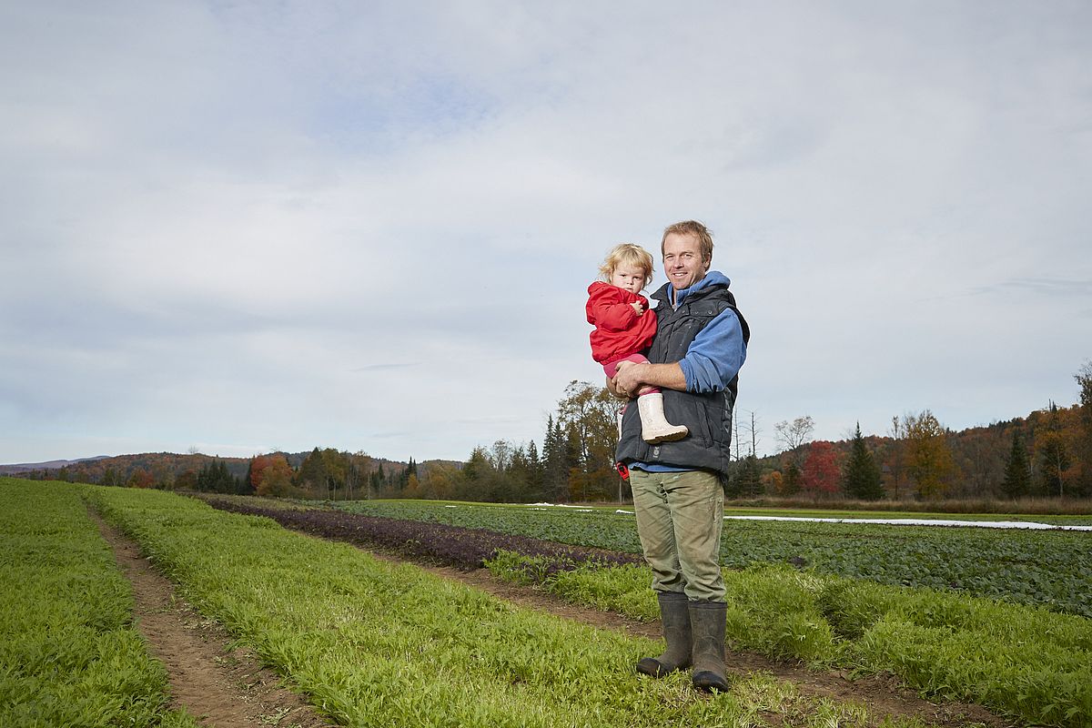Pete w Bee in Field -HiRes